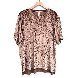 Crushed Velvet T-shirt